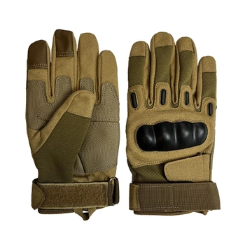 Тактичні перчатки з пальцями Gloves FF 2 койот M