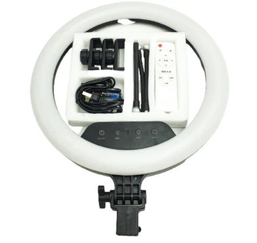 Кольцевая LED-лампа LS-450 (45 см) (3 крепления) (пульт)