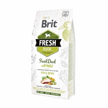 Сухой корм Brit Fresh Active Run & Work 12 kg (для активных собак)