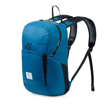 Рюкзак компактный и легкий Naturehike NH17A017-B, 22 л, нейлон 30D, голубой