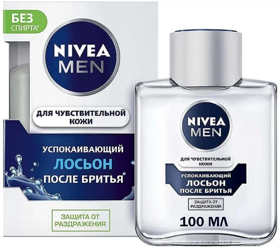 Лосьон после бритья успокаивающий для чувствительной кожи - Nivea For Men Active Comfort System After Shave Lotion 100ml (30029-34399)