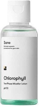 Двухфазная мицеллярная вода - Sane Chlorophyll Two-Phase Micellar Lotion 50ml (1028922-3218)