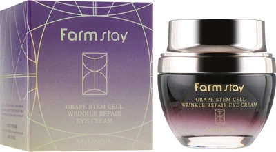 Крем для очей з фітостовбуровими клітинами винограду - FarmStay Grape Stem Cell Wrinkle Repair Eye Cream 50ml (655447-923)
