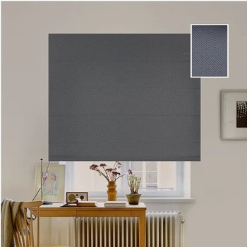Римская штора система Classic InHt Блэкаут Perfect 12488 Графитовый 150х160 см