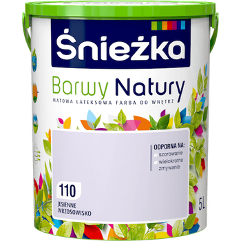 Краска интерьерная латексная Sniezka Barwy Natury 110 осенний вереск 5 л