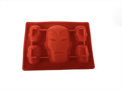 Силіконова Форма 3D Для Випікання Льоду Шоколаду Залізна Людина Iron Man 16х10