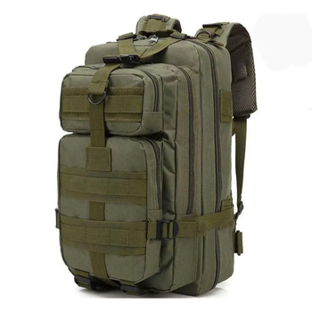 Тактичний штурмовий військовий рюкзак Assault Belt M-07 Oxford 600D 45 літрів Оливковий