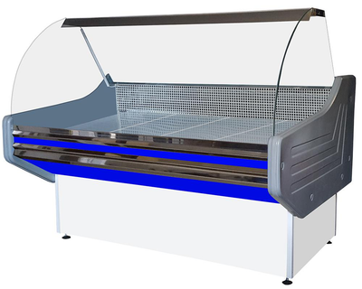 Холодильная витрина Универсальная COLD eco Prime Uni-D Cold 2.4 м сине-белая