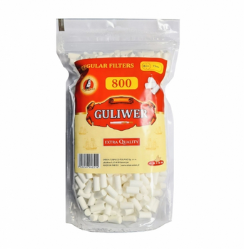 Фільтри для цигарок Guliwer Regular 8*15 мм (800 шт)