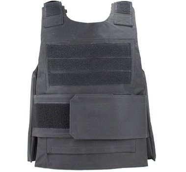 Жилет тактичний плитоноска / розвантаження універсальний Tactical Vest A48 чорний