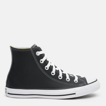 Женские кеды кожаные высокие Converse Chuck Taylor All Star Hi 132170C 36 (3.5US) 23 см Черные (886951121212)