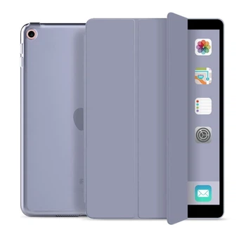 Чехол обложка BBM1 Leather для iPad 10.2" 2019/2020/2021 Серо-фиолетовый