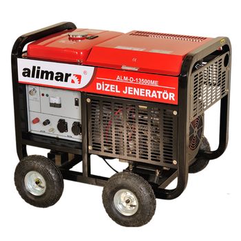 Генератор дизельный Alimar ALM-D-13500ME 13,5 кВА, 1 фаза, электростартер, Турция