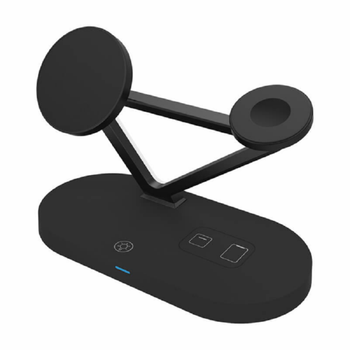 Зарядка Qi 3in1 магнитная беспроводная JYD-WC126 5-15W Док-станция iPhone/iWatch/Airpods черный