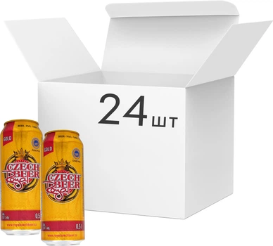 Royal Czech Beer GOLD світле відфільтроване 0,5 л × 24