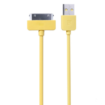 Кабель для iPhone REMAX Light RC-006i4 30pin 1м Жовтий