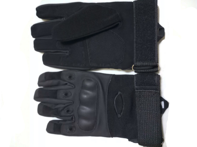 Перчатки тактические военные OY-002 L 20-22см черные
