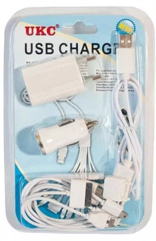 Универсальное зарядное 12 в 1 Mobi charger MX-C12 с адаптерами
