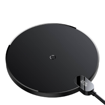 Зарядка Qi BASEUS LED 15 W CCED000001 black