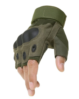 Перчатки тактические военные OY-001 M оливковый
