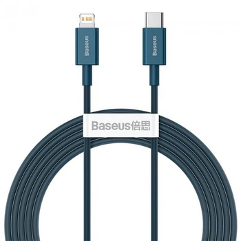 Кабель BASEUS Type-C to Lightning Superior Series Fast Charging Data Cable |200 см, 20Вт| (CATLYS-C03) blue