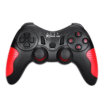 Геймпад XTRIKE ME GP-45 Wireless для Android/PS3/PC Бездроводный с держателем Черно-красный (GP-45)