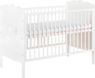 Дитяче ліжечко Klups Marsell 120 х 60 см Біле (MARSELL3)