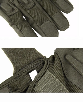 Тактические зимние перчатки BlackHawk размер L. Зеленые