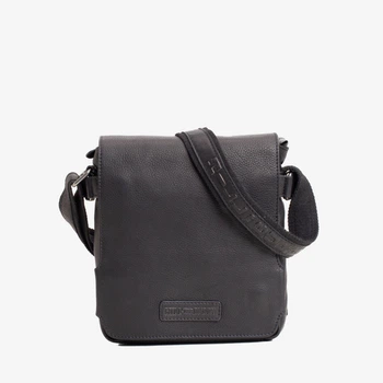 Сумка мужская кожаная кросс-боди средняя Hill Burry Сrossbody 3200/10036HB Черный