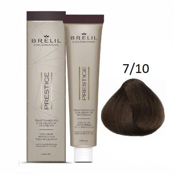 Краска для волос Brelil Colorianne Prestige 7/10 пепельный блонд 100 мл