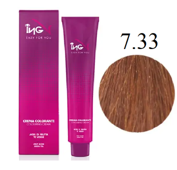 Крем-фарба для волосся ING Professional Coloring Cream 7.33 Русяво-золотистий 100 мл