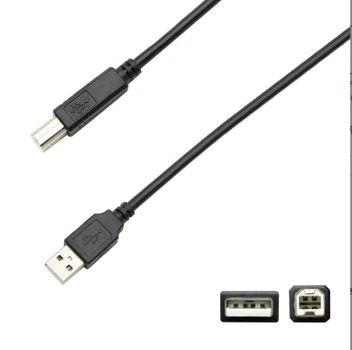 Кабель для принтера USB А->USB B (квадратний) 5 м 567096497-1