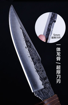 Мисливський ніж нескладною ручна робота SR DM-136 silver