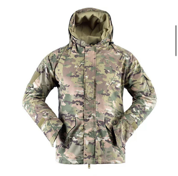 Куртка военная тактическая на флисе YAKEDA SoftShell L Multicam (YAM2888979-1)
