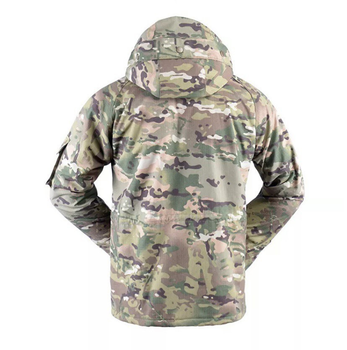 Куртка військова тактична на флісі YAKEDA SoftShell 3XL Multicam (YAM2888979-4)