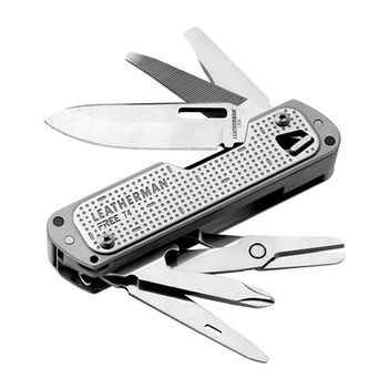 Складаний ніж мультиінструмент Leatherman 832686 Free T4 11 функцій 93 мм сріблястий