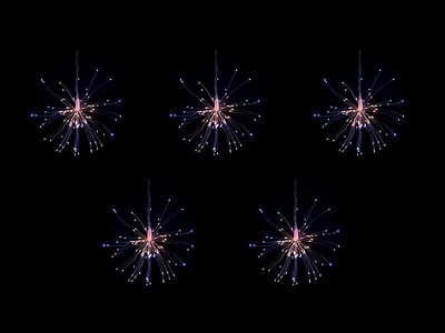 Гірлянда XMAS мідний дріт Штора феєрверк 500 M-7 3м х 0.3м Мультикольорова