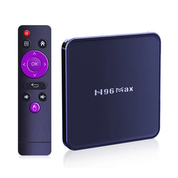 Смарт ТВ приставка H96 MAX V12 4/32 Гб Smart TV Box Android 12 (541-1)
