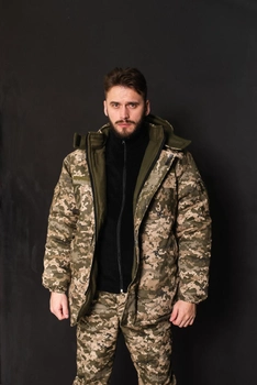 Куртка-бушлат військова чоловіча тактична ЗСУ Піксель 8738 48 розмір