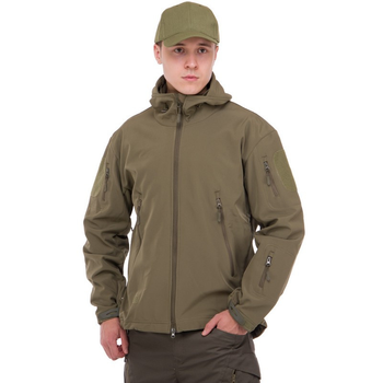 Куртка военная тактическая флисовая мужская теплая SP-Sport ZK-20 размер XL Оливковый
