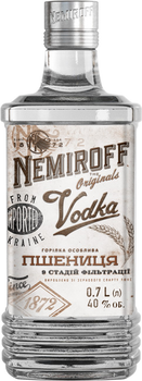 Горілка Nemiroff Пшениця українська добірна 0.7 л 40% (4820181420758)