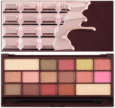 Палетка I Heart Revolution Chocolate Rose Gold Palette 16 теней 22 г (5057566059770)