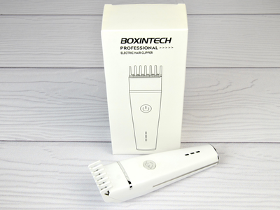 Машинка для стрижки волос (триммер) BOXINTECH professional. White