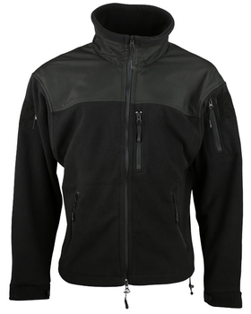 Фліс тактичний кофта KOMBAT UK Defender Tactical Fleece S чорний