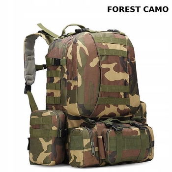 Американський тактичний рюкзак Molle Army Assault Forest Camo 60 літрів