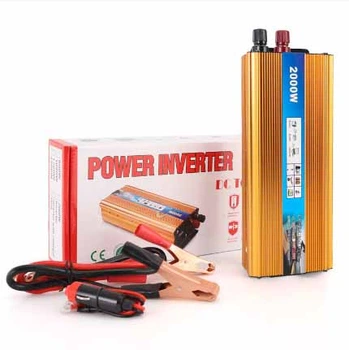 Преобразователь напряжения инвертор powerone+ 2000 Вт 12/220 V / Автомобильный инвертор (338201)