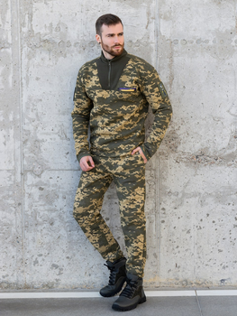 Мужской теплый костюм ZF в стиле милитари камуфляж L 13595