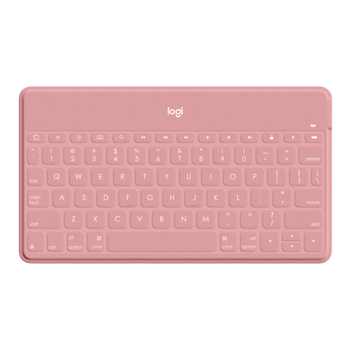 Клавіатура Logitech Keys-To-Go для iPhone iPad Apple TV UA Blush Pink (920-010059)