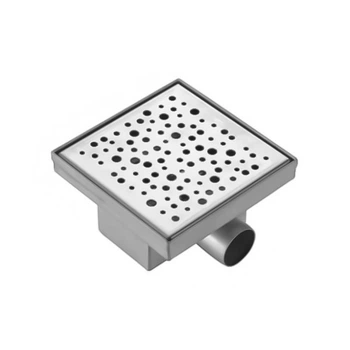 Душевой трап из нержавеющей стали KOER FD20-S150 150x150мм (KR3282)