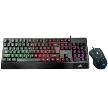 Клавиатура Zeus M710 + мышка. Русская проводная клавиатура с подсветкой